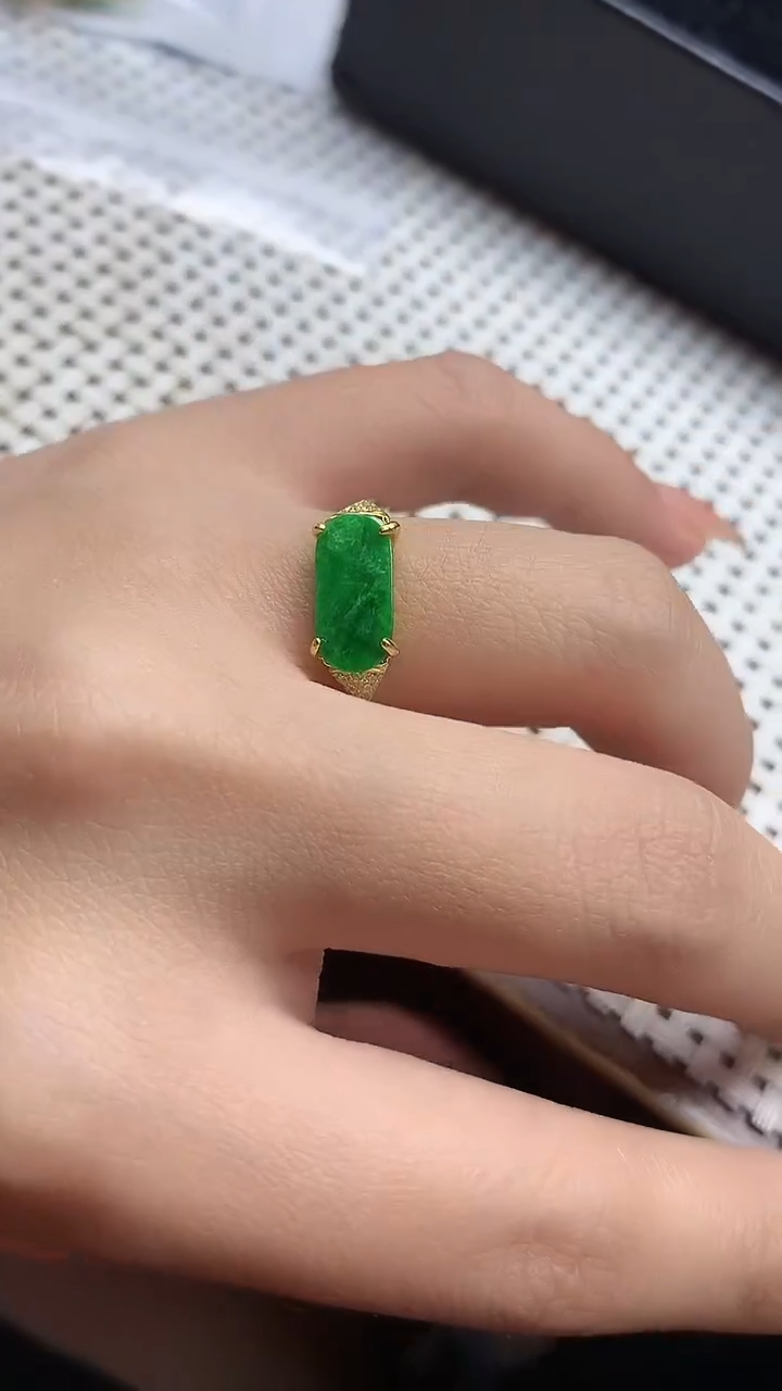 【闪购商品】翡翠戒指银S925镶嵌 戒指