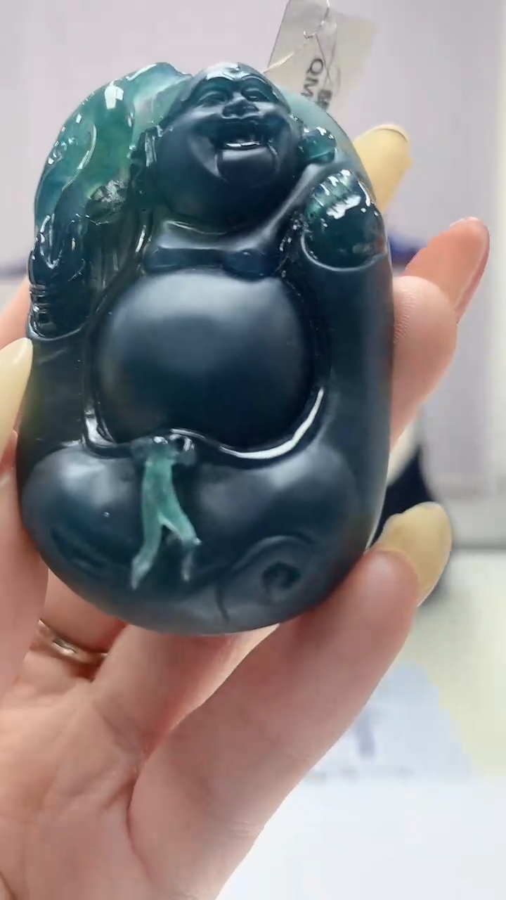 【闪购商品】定制翡翠未镶嵌0405DD-毛货挂件
