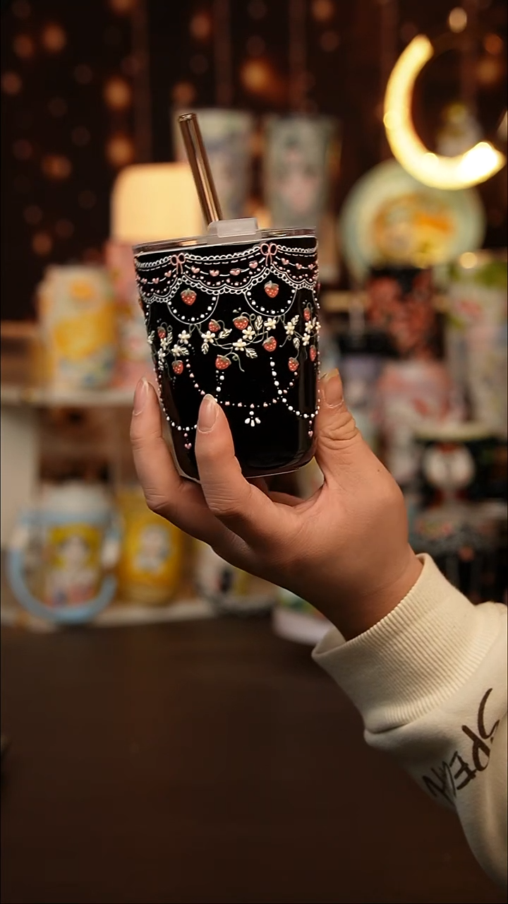 （玉泥）景德镇手工手绘文创陶瓷杯