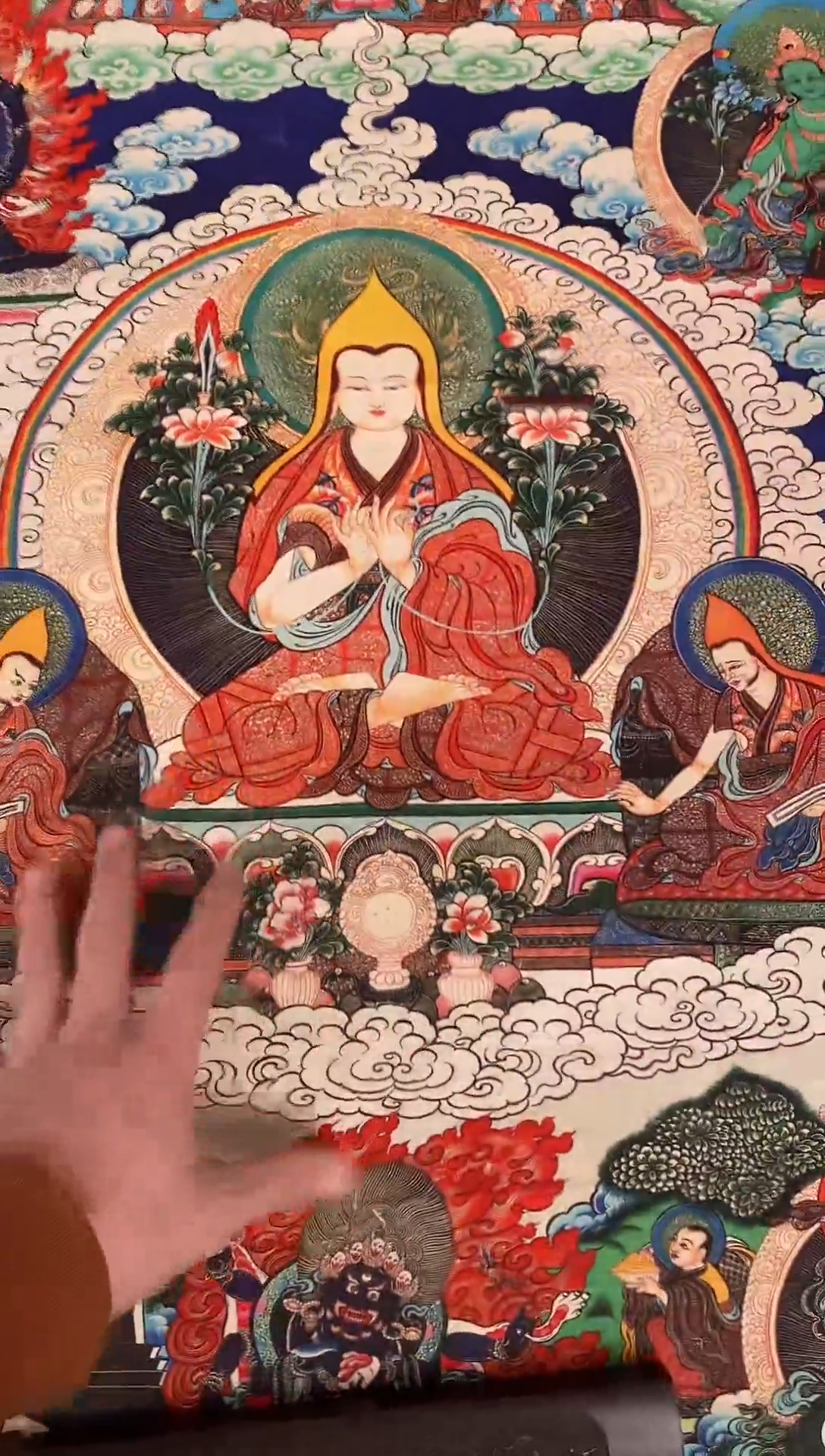 装裱画精美唐卡tk16015