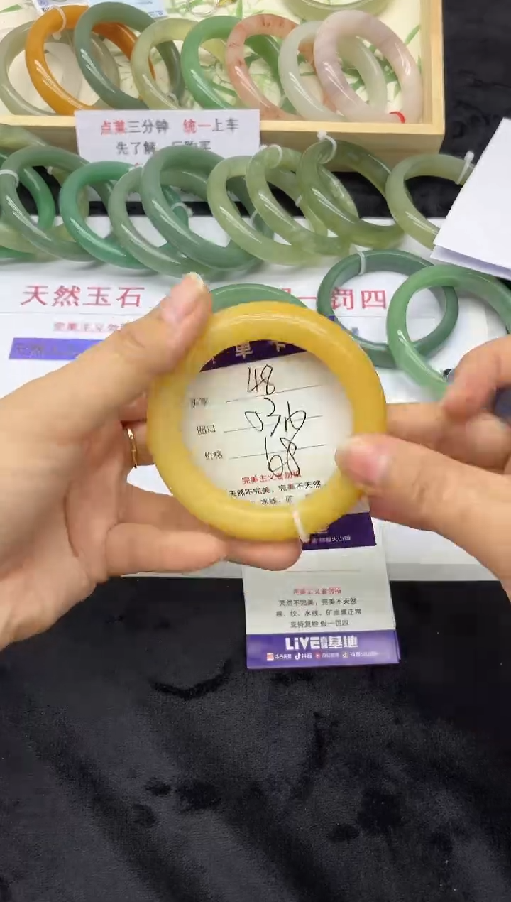 未镶嵌手镯石英质玉48