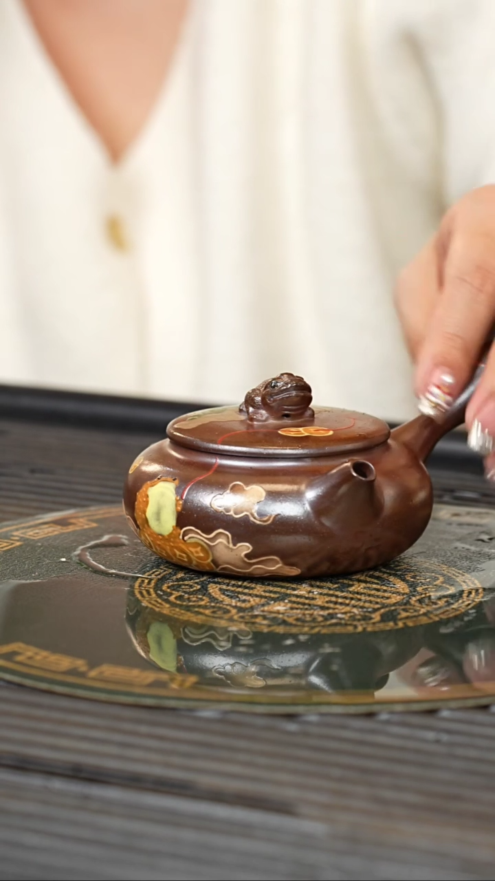 【闪购商品】紫砂茶壶GJY 柴烧 唐羽