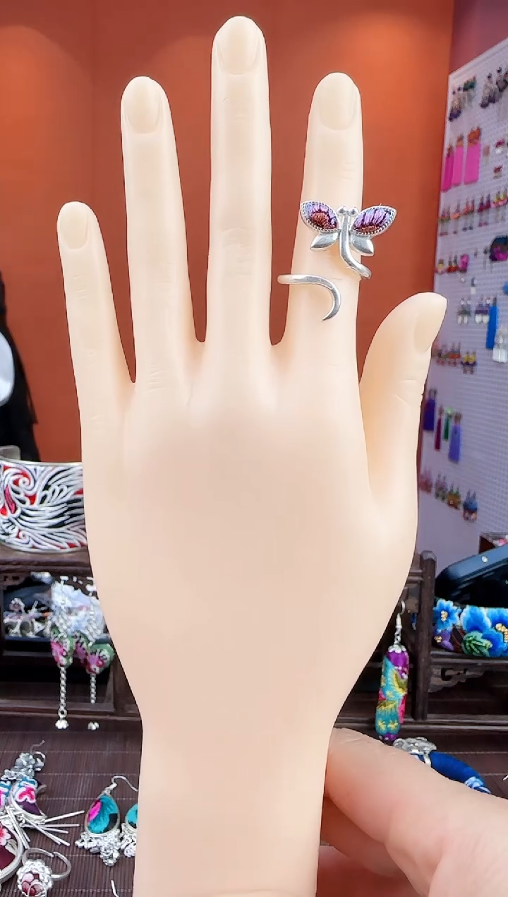 【闪购商品】织绣非遗手工刺绣戒指