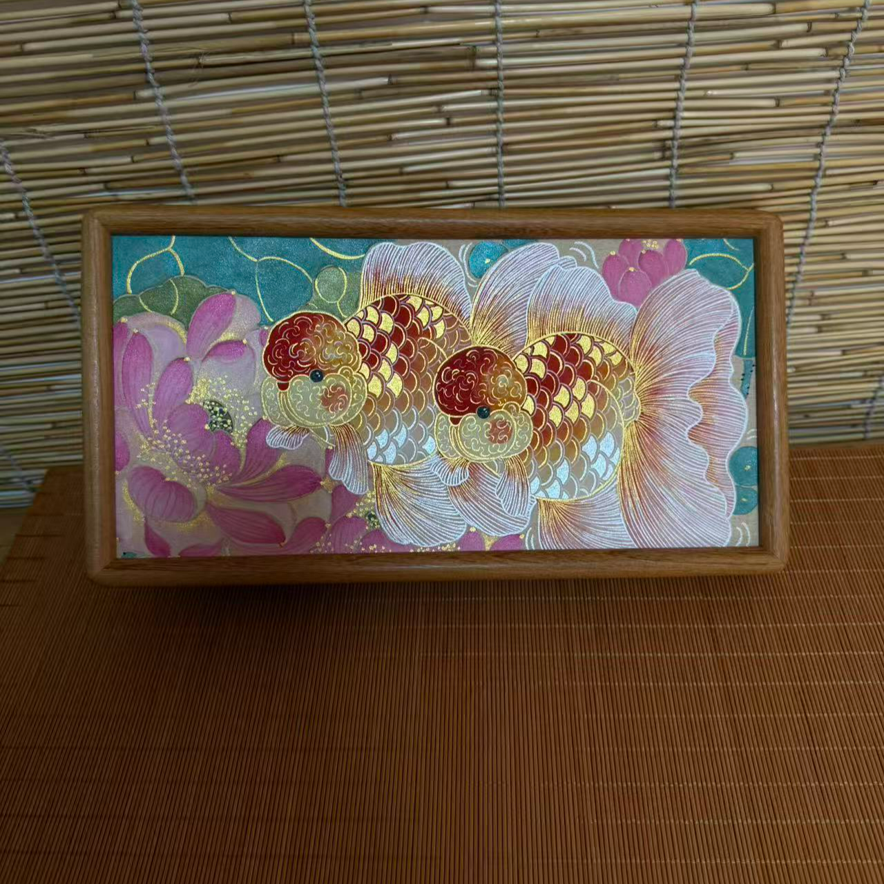 书宜原创手绘国画《好运连连》手绘不退不换