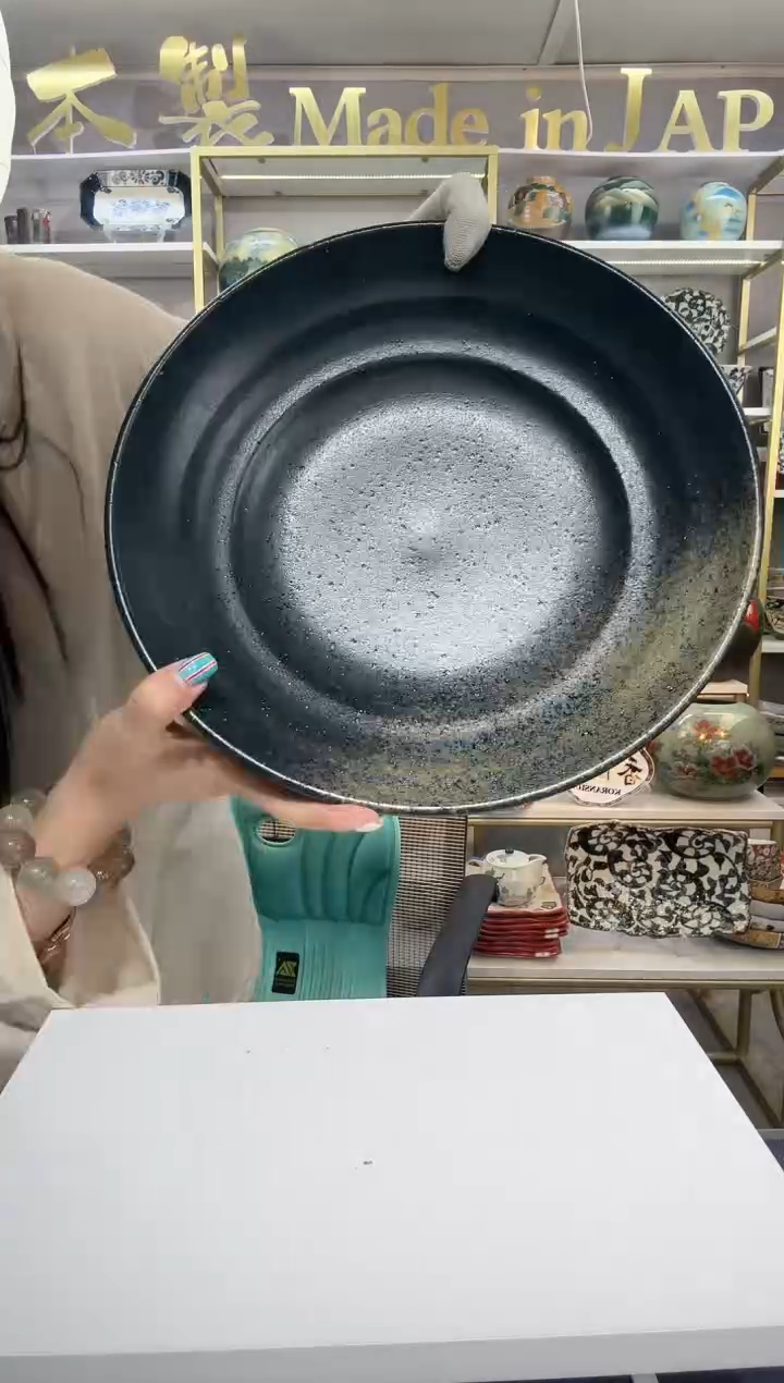 瓷29厘米圆盘一只装