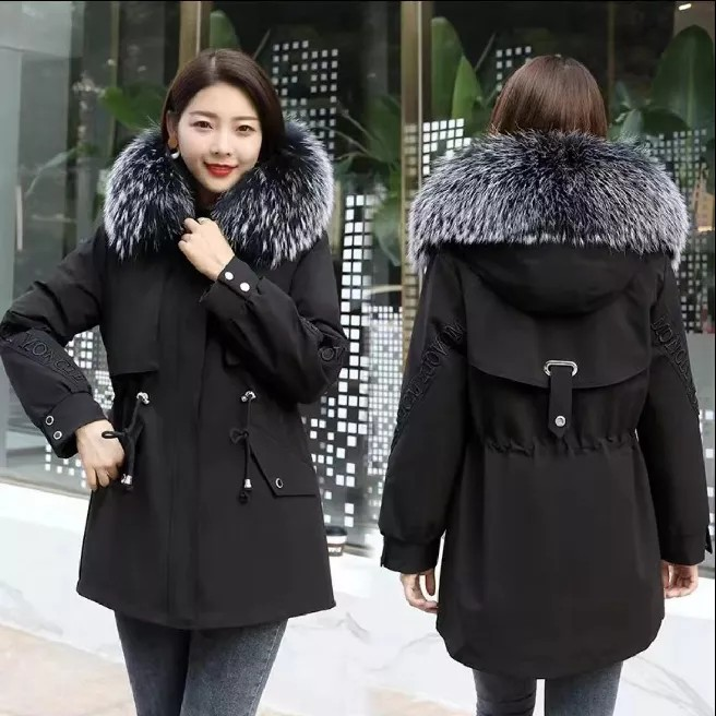 【貂皮内胆】75长袖上刺绣派克服