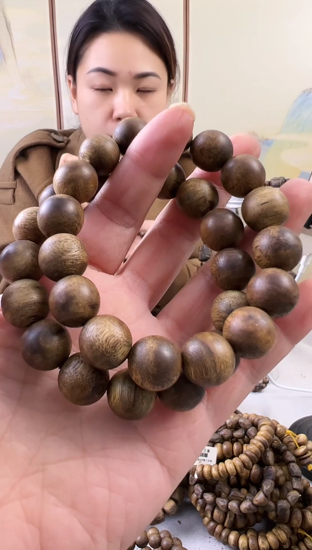 【闪购商品】沉香手串棋楠圆珠单圈手串多样性发一