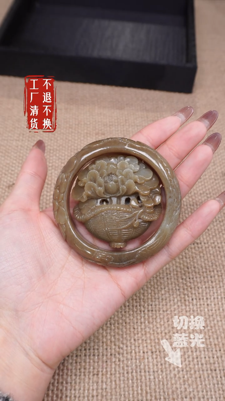 【闪购商品】和田玉手镯未镶嵌312套镯工厂抛货 不退不换