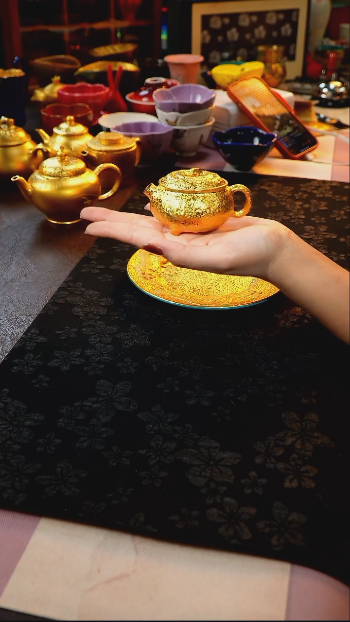 茶杯紫砂【宜景窑系列】金壶 3