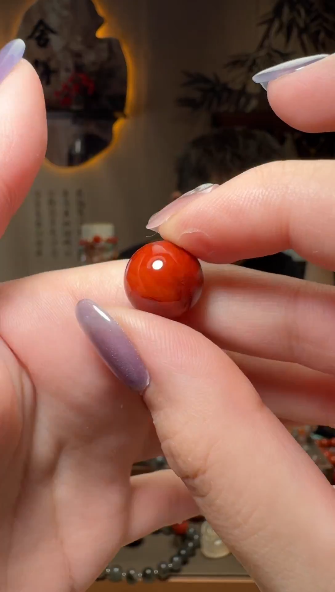 未镶嵌原矿无优化无注胶单珠南红玛瑙一颗13.5mm