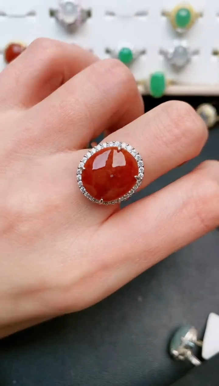 【闪购商品】翡翠戒指银S925镶嵌.....