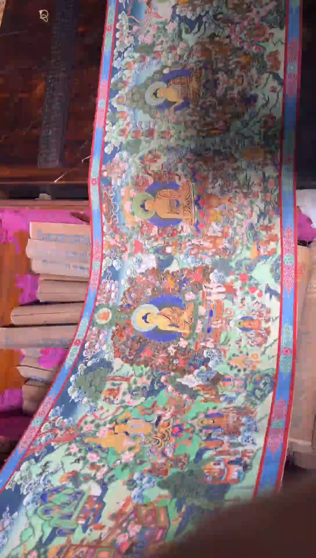 卷轴画东东唐卡tk16