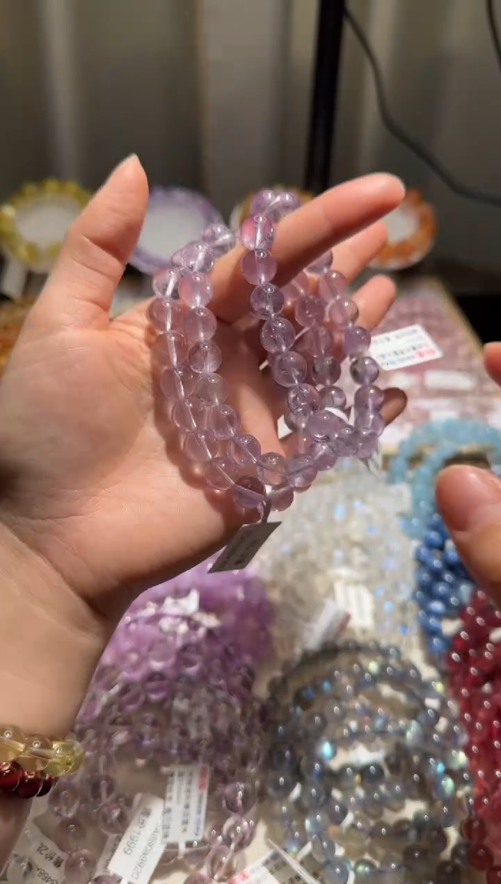 【闪购商品】紫晶手链未镶嵌紫水晶10mm