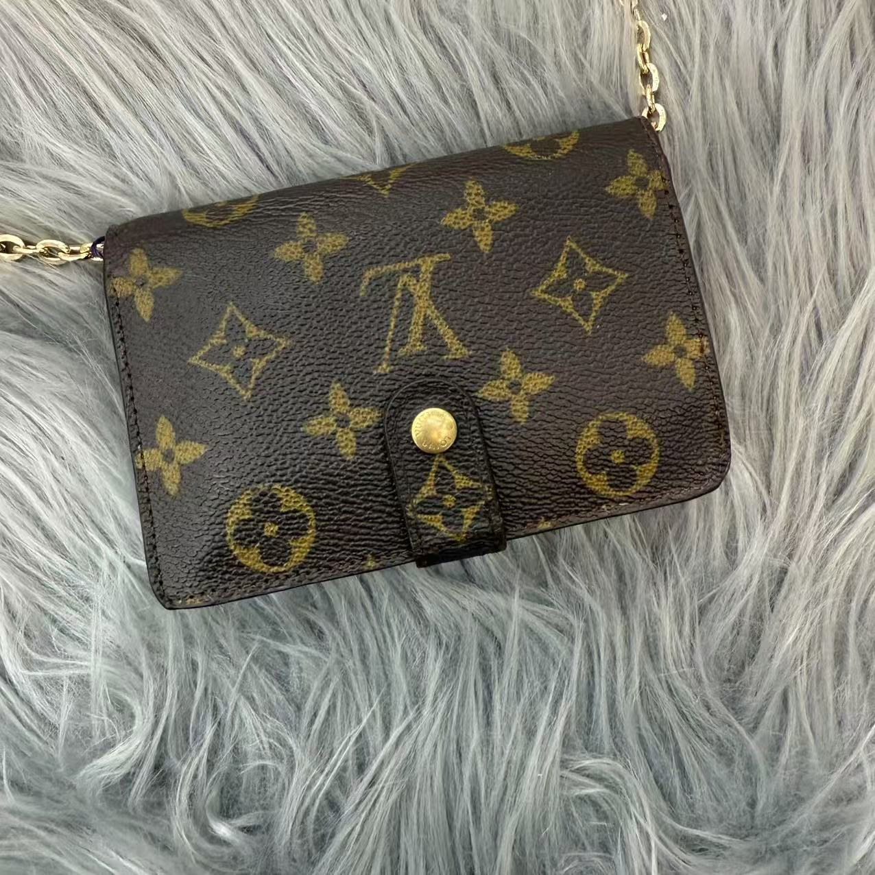 95新 LouisVuitton/路易威登 【诗诗专属】金豆豆短款钱包