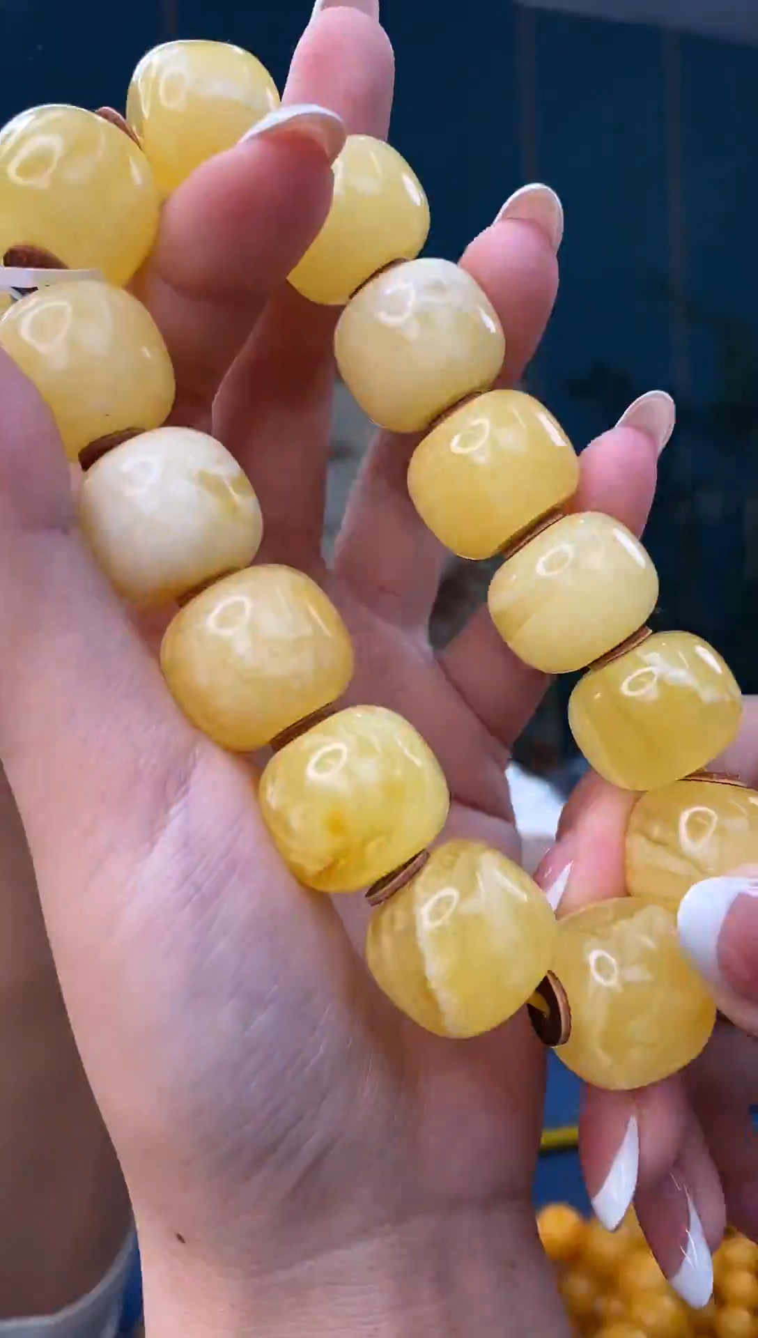 裸石琥珀未镶嵌12/8多样性发其一10微瑕