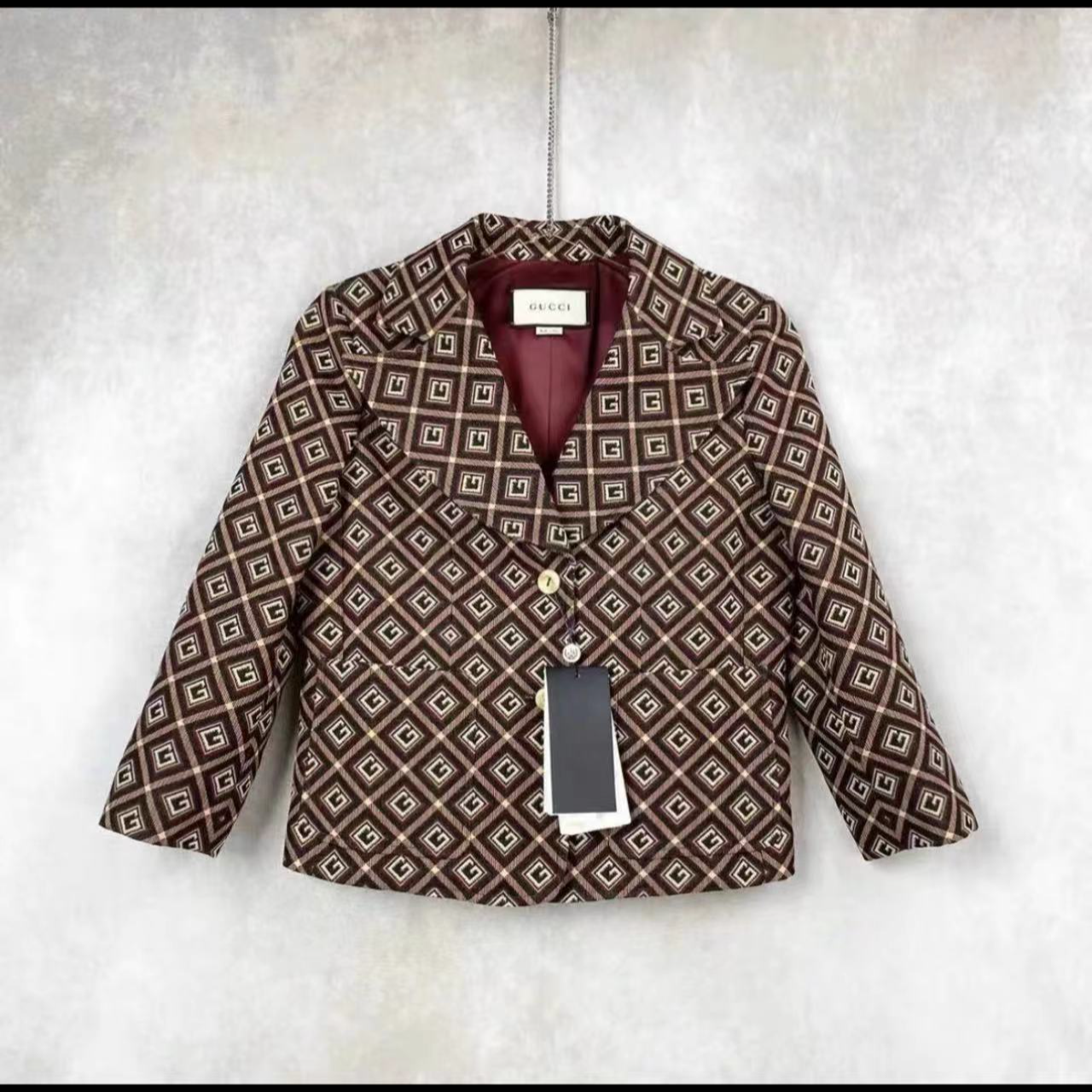 99新 GUCCI/古驰 满印G标外套 38码 D583