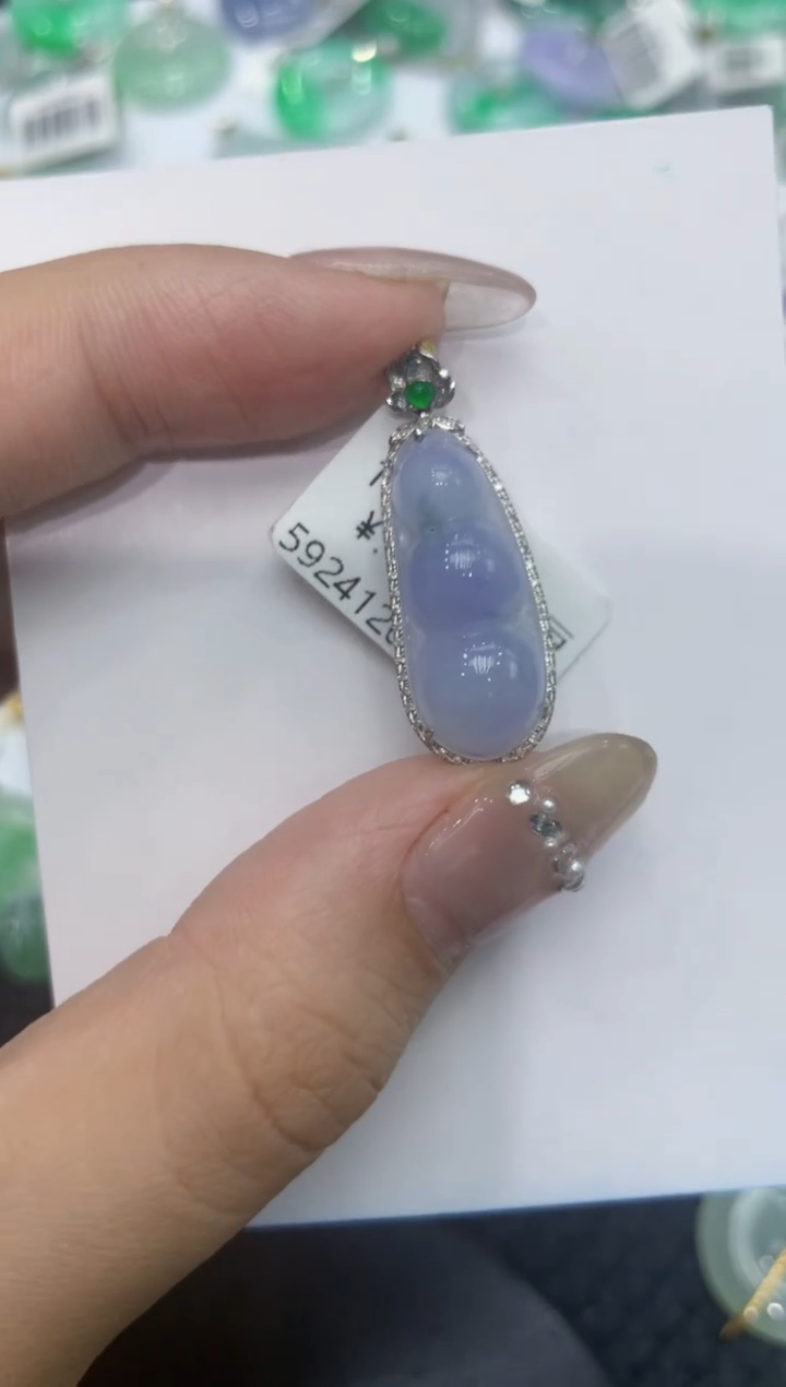 【闪购商品】翡翠颈饰18K金镶嵌222222222