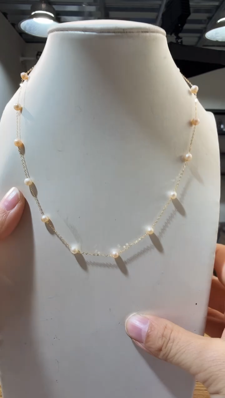 项链未镶嵌淡水珍珠优0230