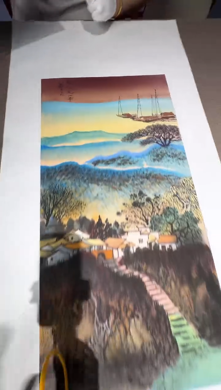 绘画蔡云飞老师《2平尺最忆是江南》带收藏证书