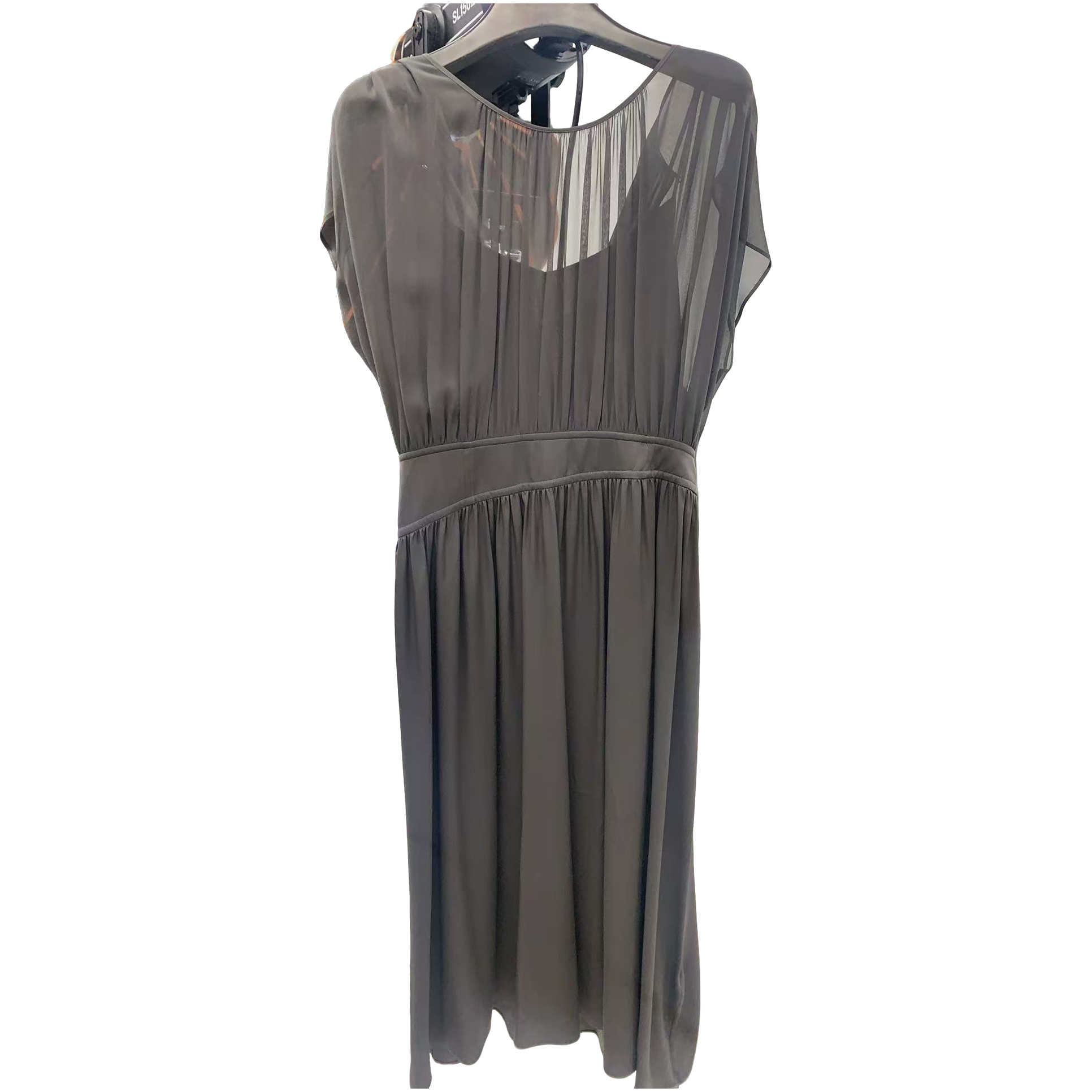 莫笙气质轻奢时尚无袖设计师连衣裙M23XL35107