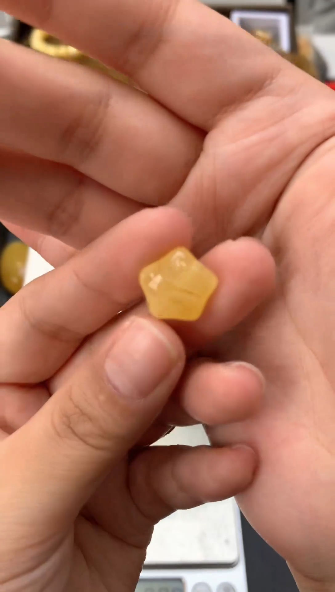 【闪购商品】琥珀珠宝奇石未镶嵌080琥珀蜜蜡花粉