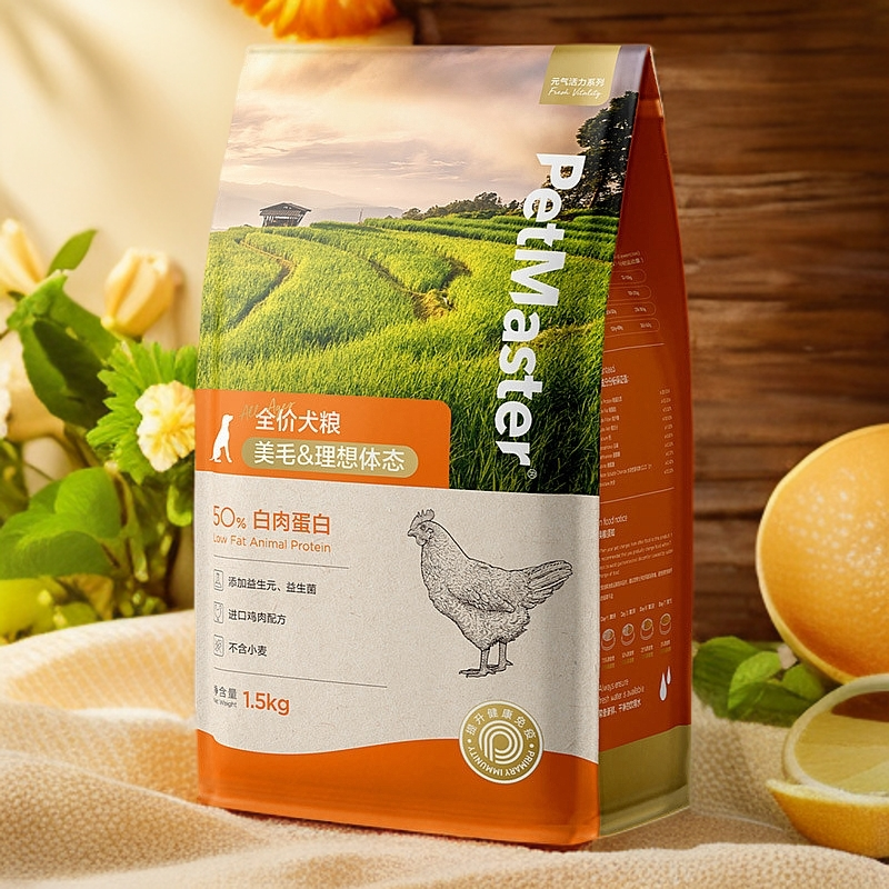 佩玛思特狗粮宠物深海鱼冰川黑金佩玛斯特犬粮奶糕成幼犬赛1.5kg