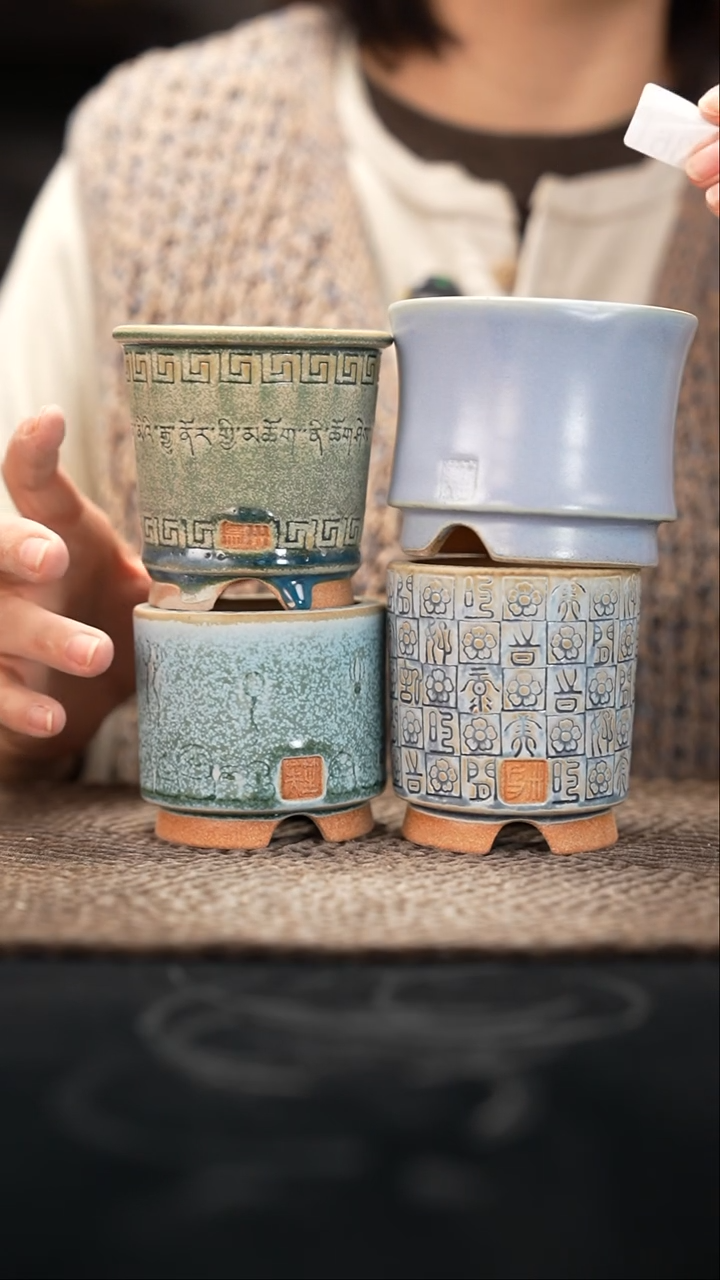 口径花盆-12-9-361一组4个特