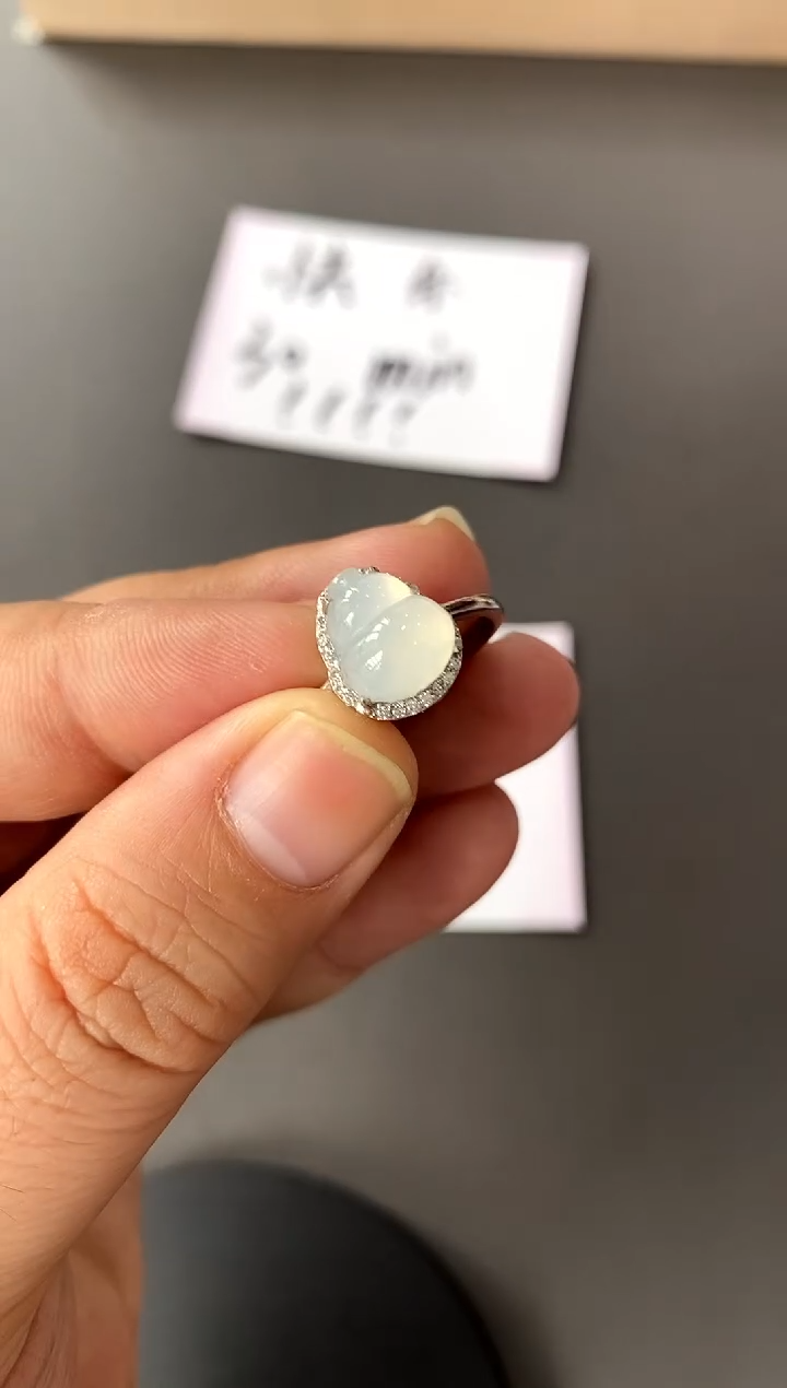 【闪购商品】翡翠戒指银S925镶嵌买断价