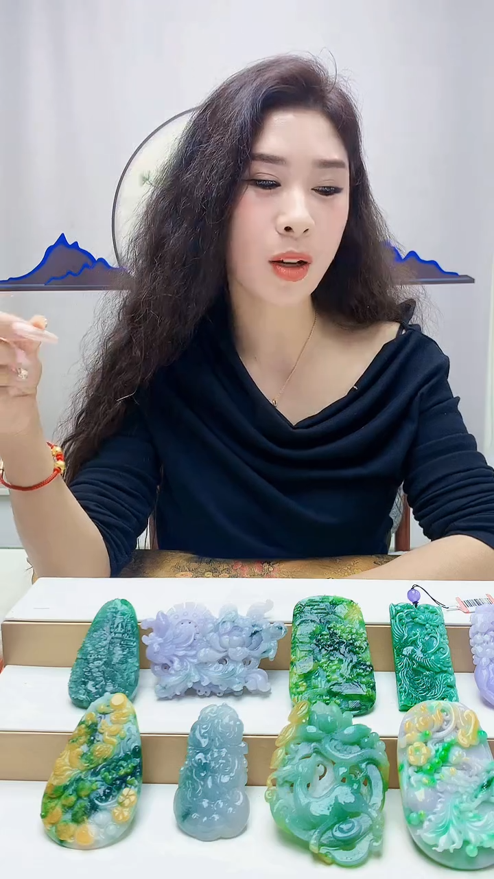 未镶嵌定制翡翠盛***理4829zm-毛货挂件
