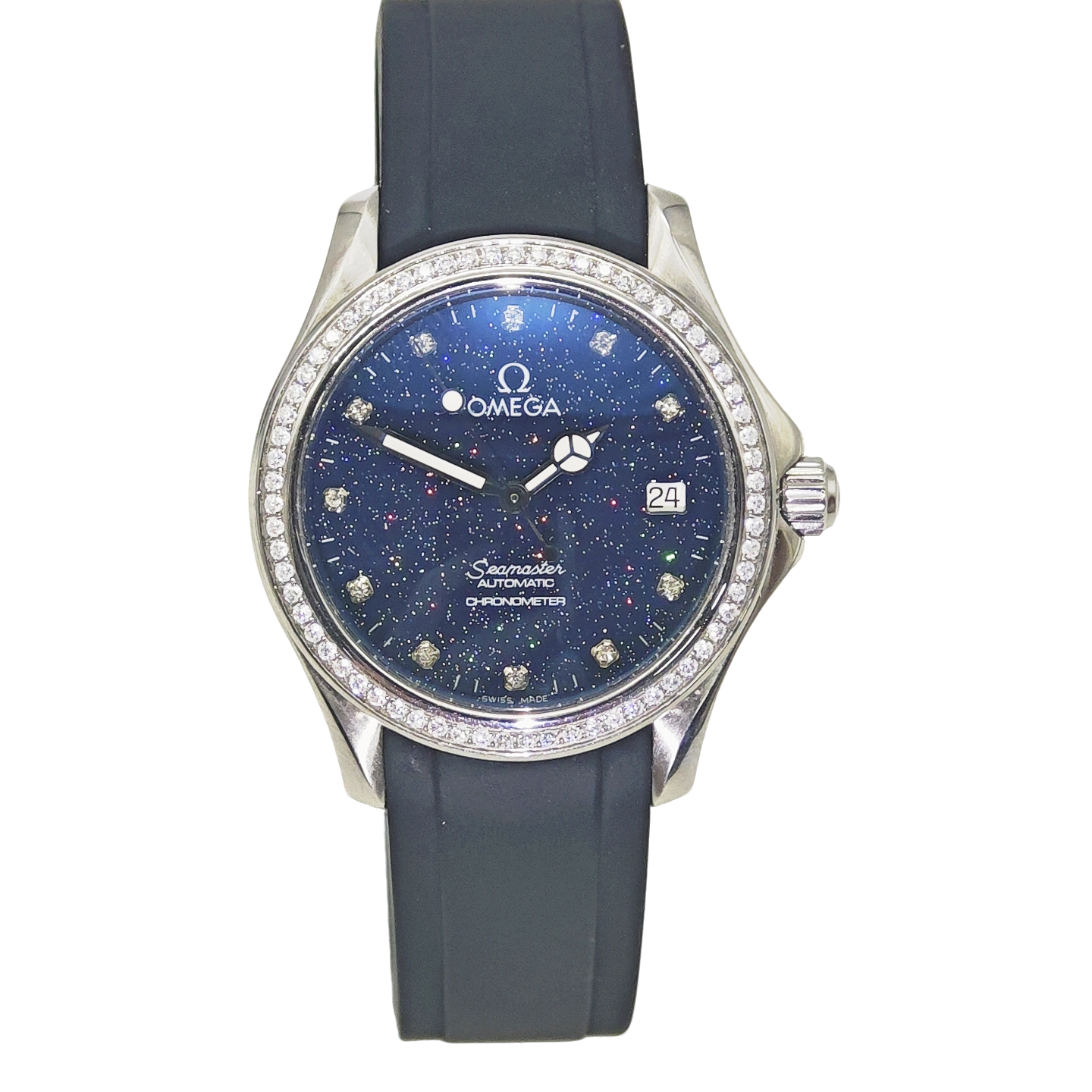 95新 Omega/欧米茄 欧米茄海马系列 机械 后钻 升级星空盘 36mm