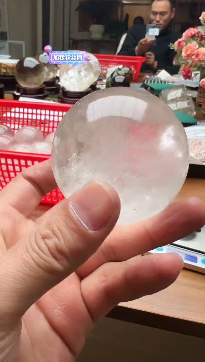 【闪购商品】水晶球未镶嵌白水晶球6号