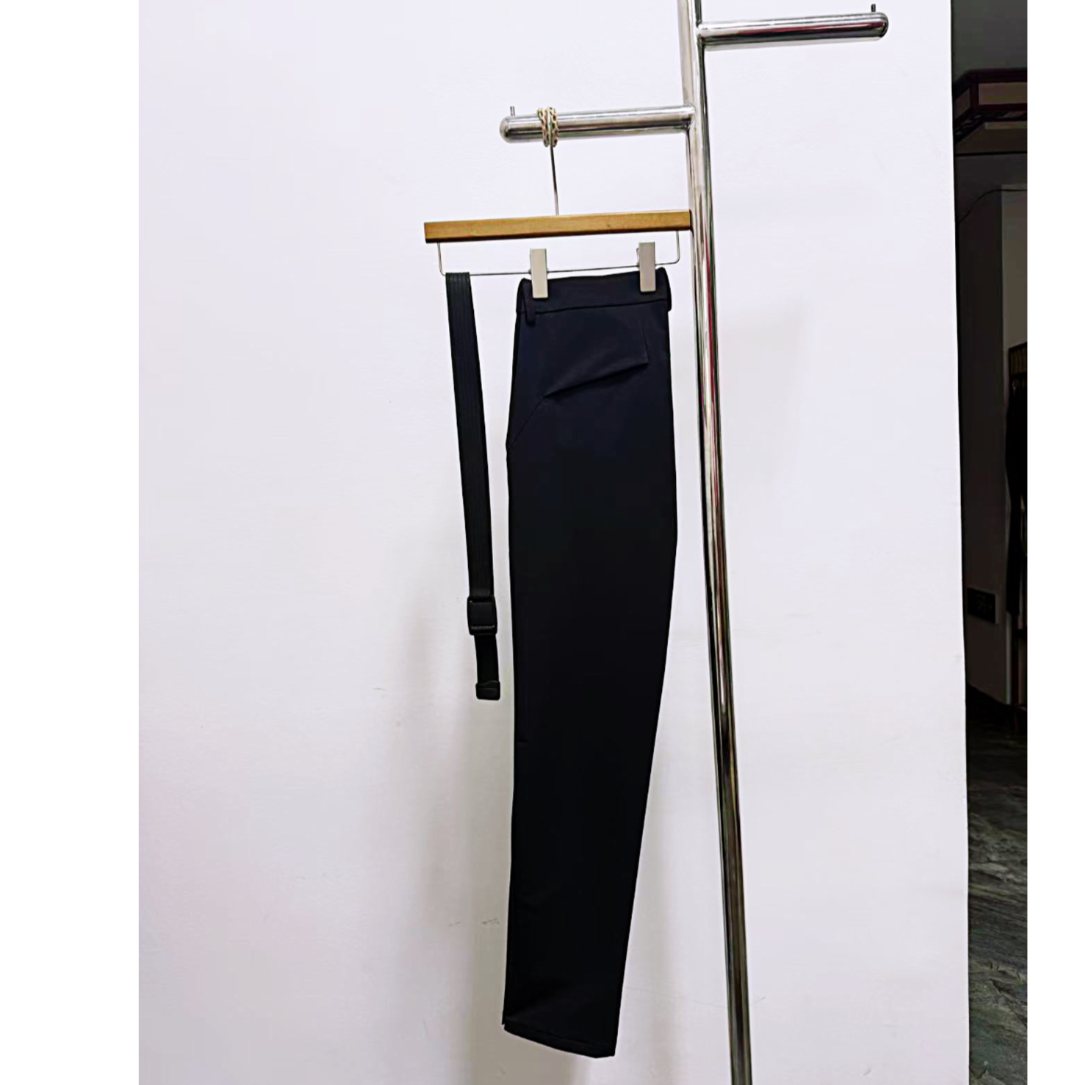 男士直筒休闲裤2025年冬季新款加厚户外修身弹力