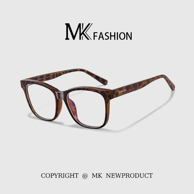 MK/明库TR90超轻琥珀红茶素颜百搭显瘦防蓝光防辐射眼镜