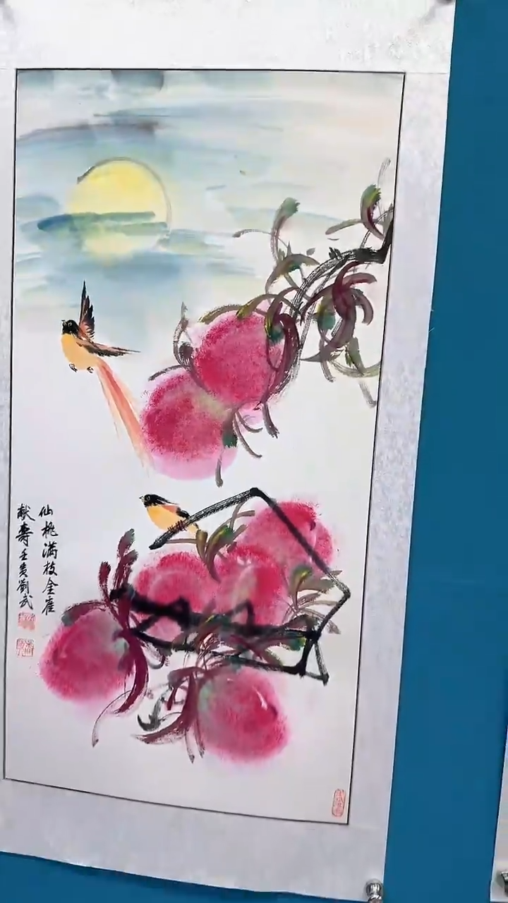 国画瀚美居艺术馆刘武手绘-国画12