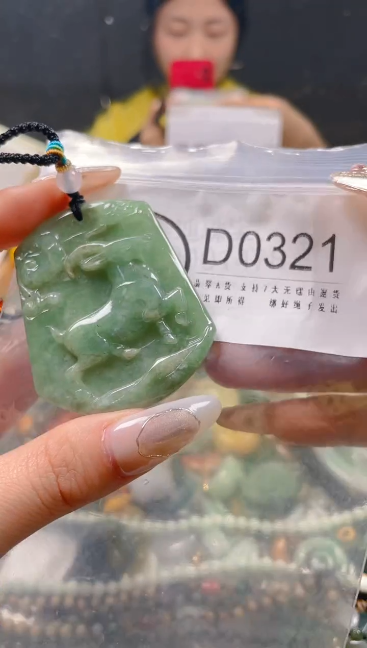 【闪购商品】翡翠颈饰未镶嵌/D/翡翠A货一图一物