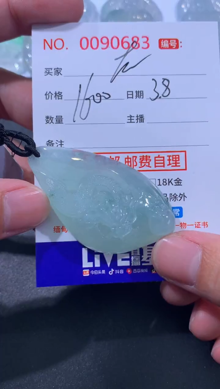 【闪购商品】翡翠颈饰未镶嵌左