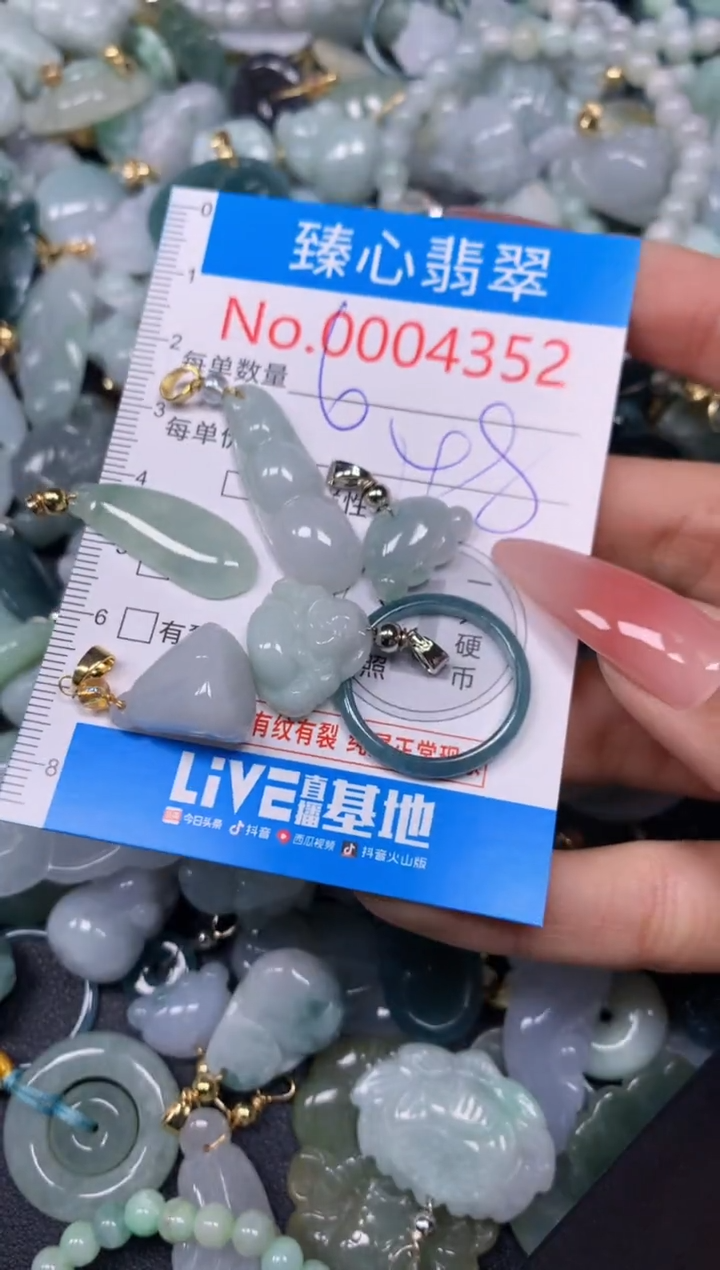 【闪购商品】翡翠颈饰未镶嵌含绳0004352