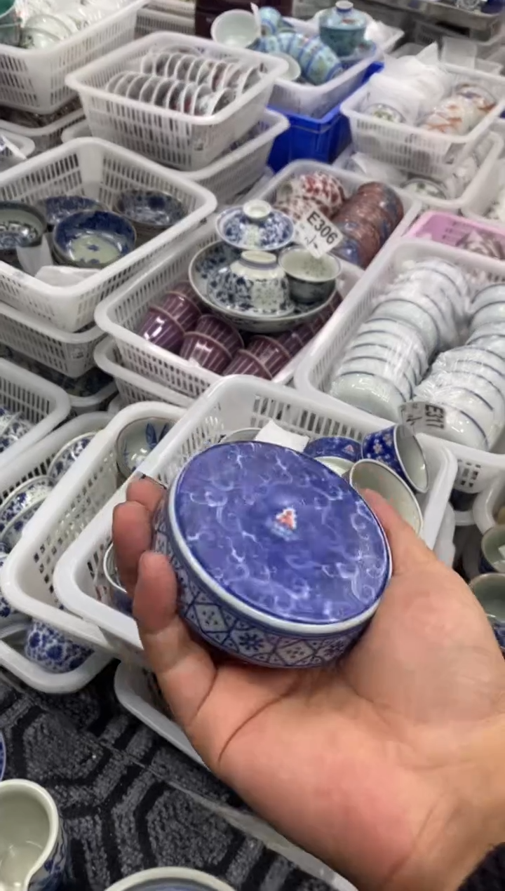 摆件陶景德陶瓷茶具盖置