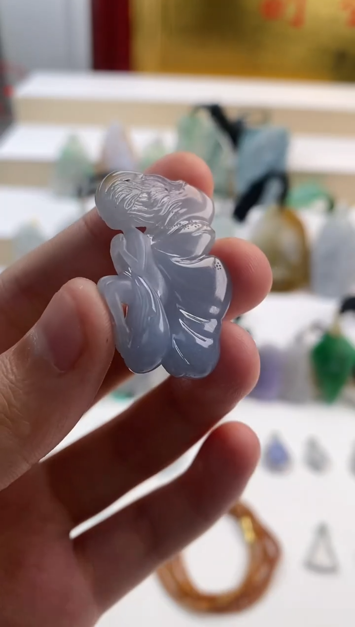 【闪购商品】翡翠吊坠(不含链)未镶嵌天然缅甸A货翡翠吊坠