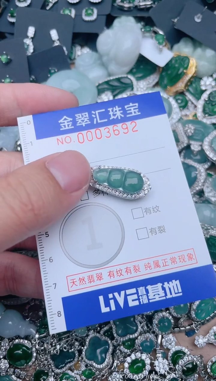 【闪购商品】翡翠颈饰未镶嵌3692.....1