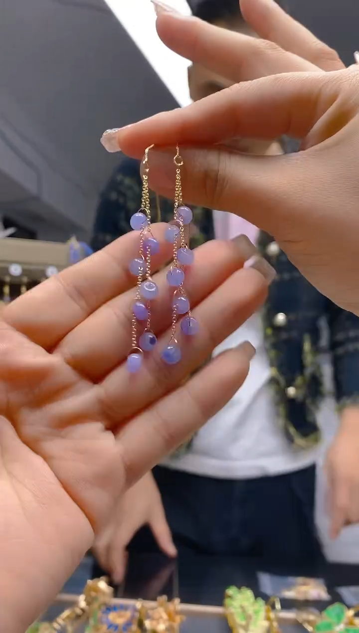 【闪购商品】翡翠耳饰合金223翡翠耳线