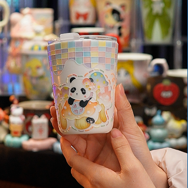 设计师款  妖妖老师  106-1 陶瓷手握杯