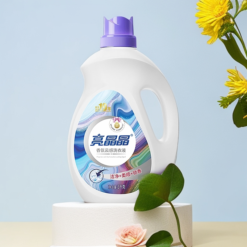 亮晶晶云感香氛洗衣液家用持久留香整箱批家庭1.5kg10瓶装花香
