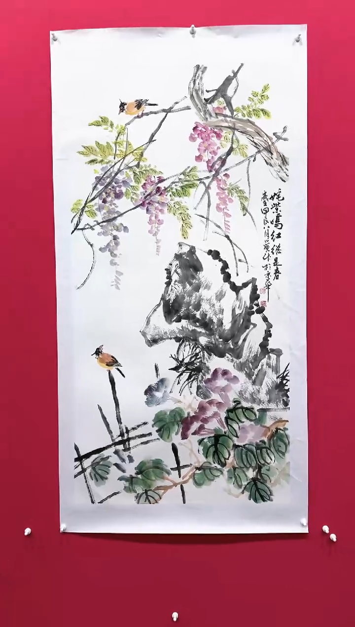 【闪购商品】国画刘新68*138..........