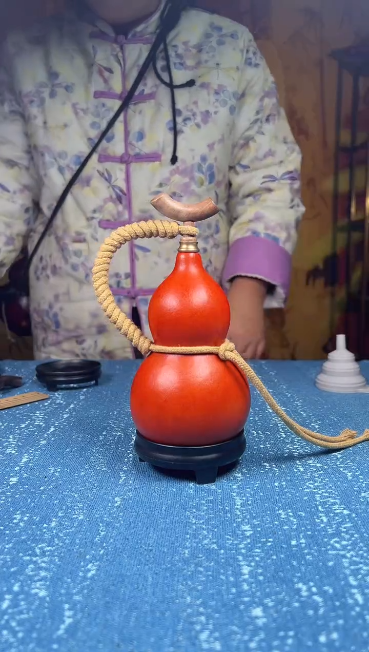 025--大漆酒葫芦--（350ml左右）不含网兜
