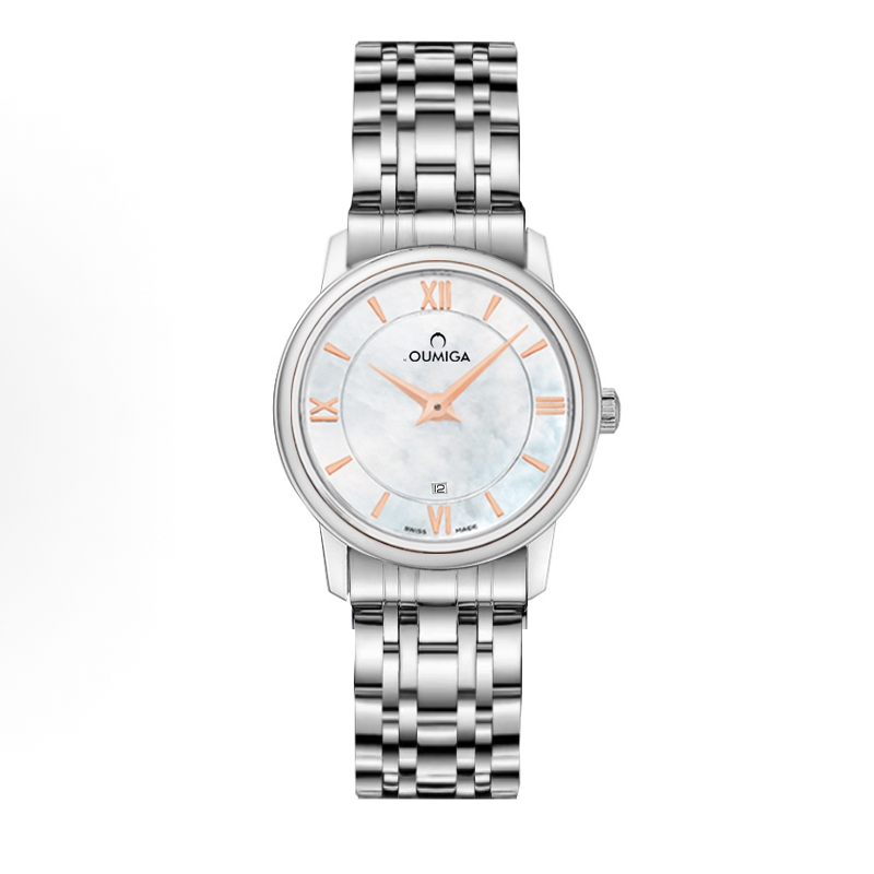 【奢品专柜】全新未拆封/女款/蝶飞/玫瑰金盘/钢带夜光/30mm