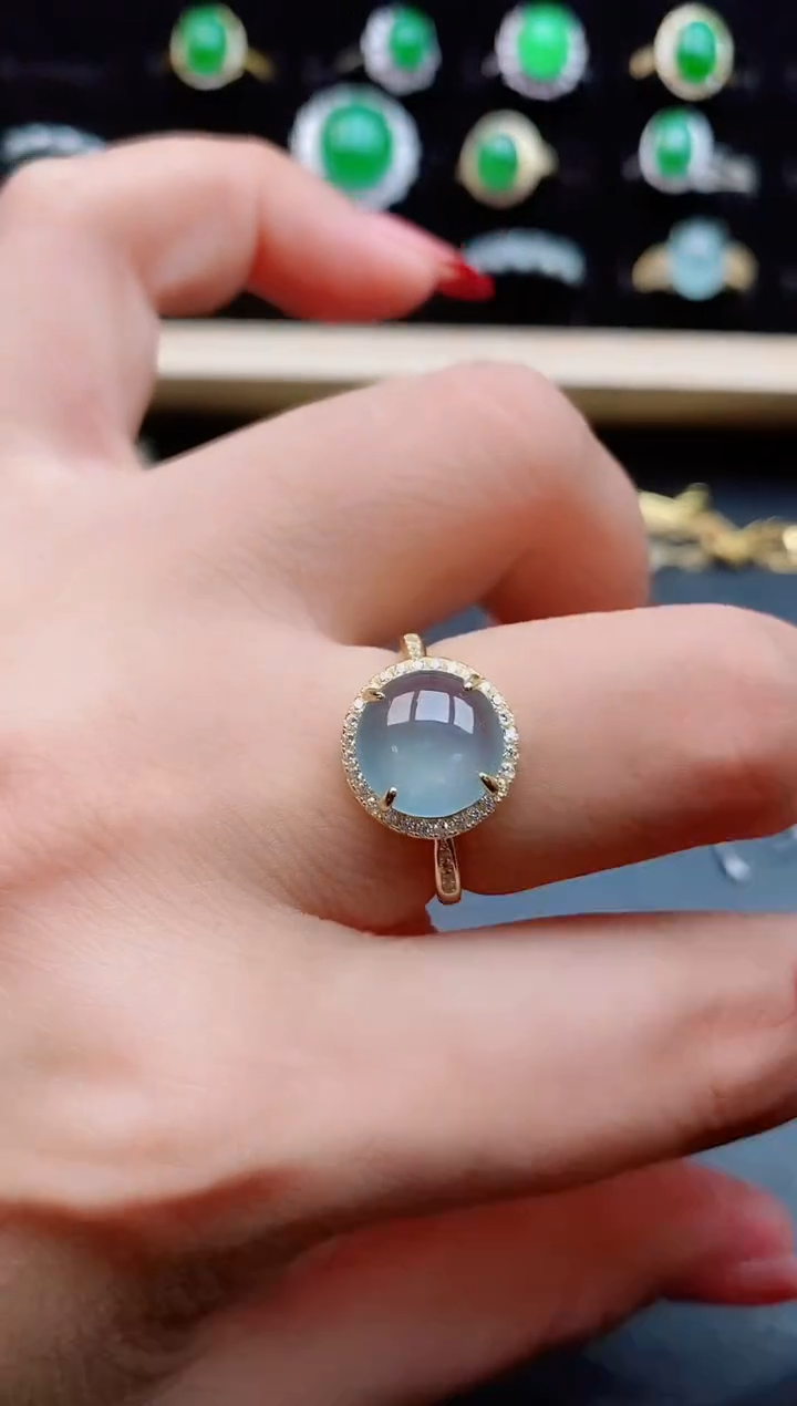 【闪购商品】翡翠戒指银S925镶嵌1212