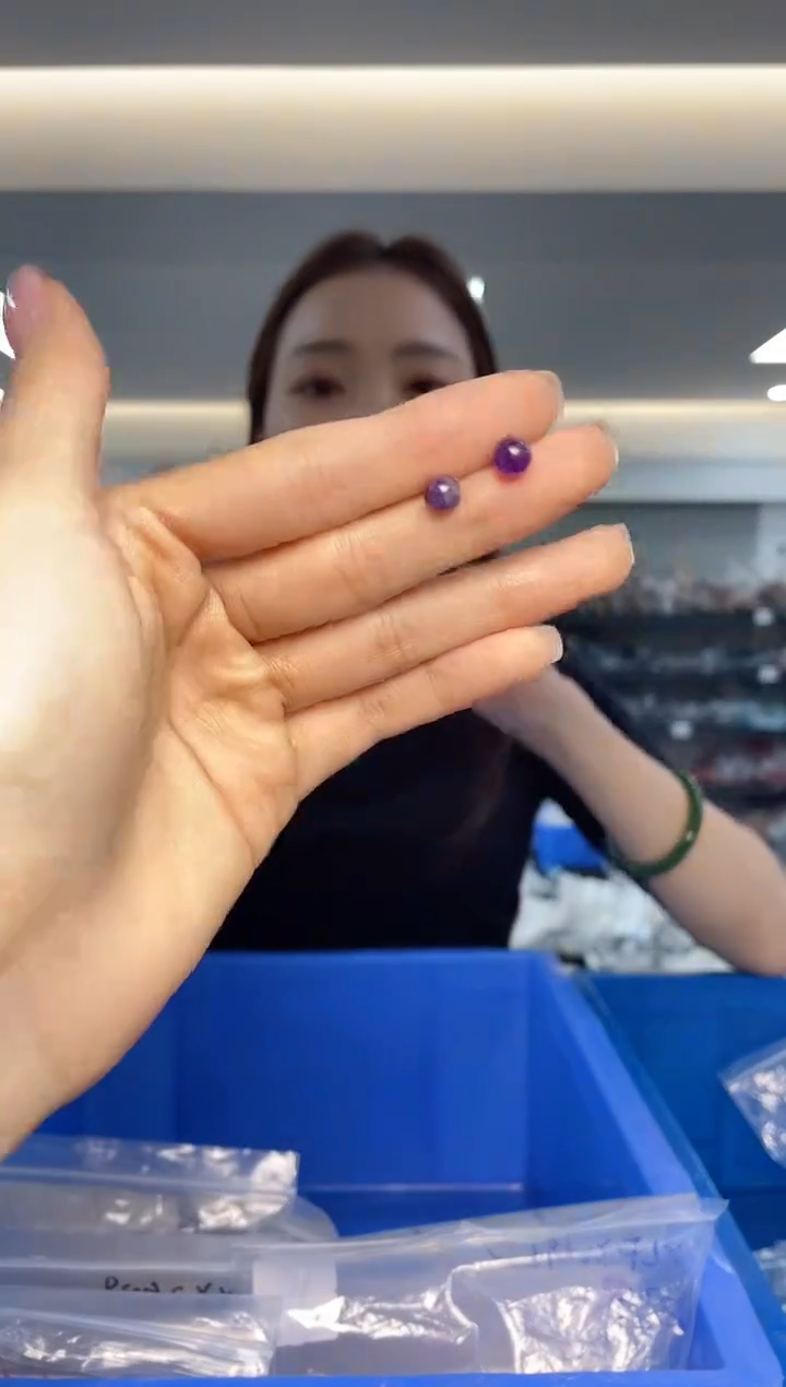 【闪购商品】紫晶`银S925镶嵌（多样性发一件）