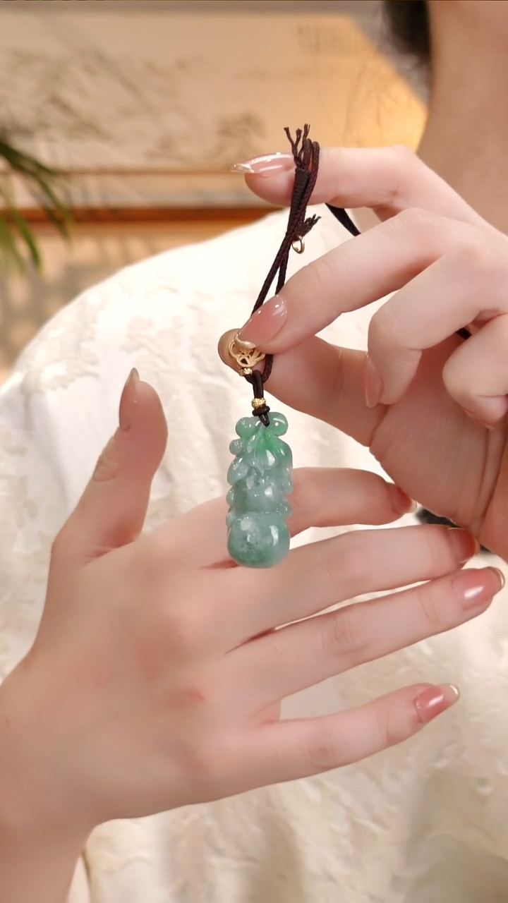 颈饰未镶嵌翡翠国风