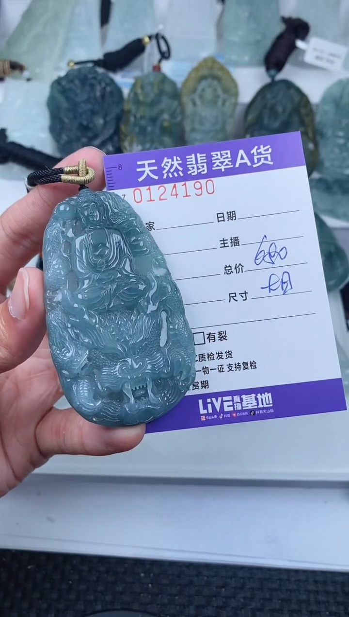 【闪购商品】翡翠颈饰未镶嵌        190